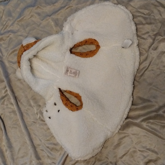 Floral Hooded Vest with Baby Bear Ears - Picture 4 of 8